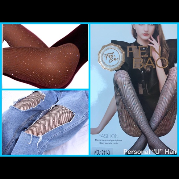 🔥Mesh jacquard pantyhose - Picture 4 of 6